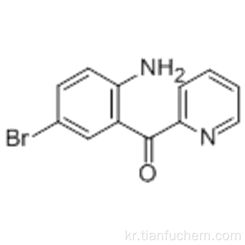 2- (2- 아미노 -5- 브로 모 벤조일) 피리딘 CAS 1563-56-0